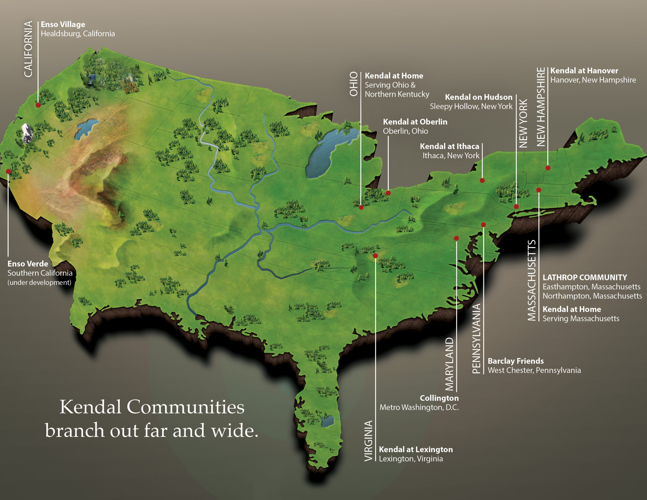 Kendal map